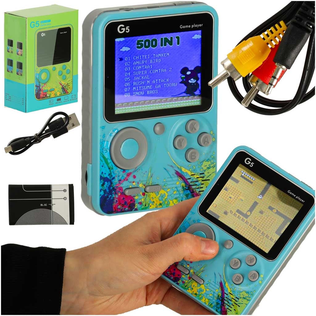 Retro mini portable gaming console
