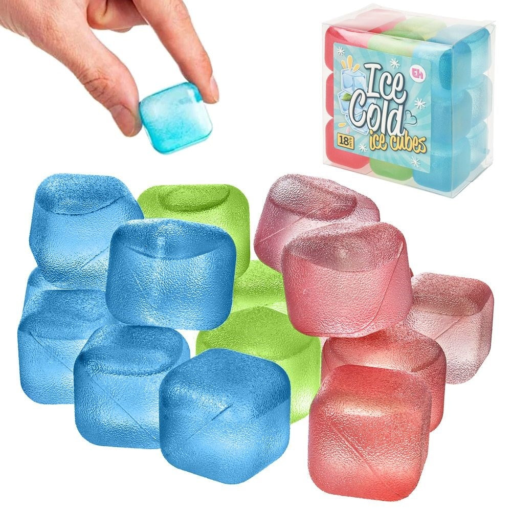 Reusable ice cubes in cube shape for cooling drinks