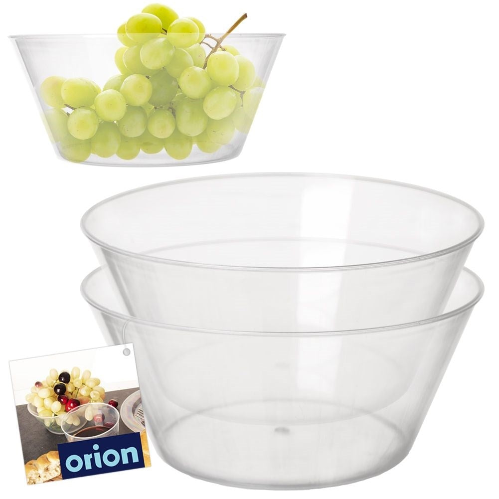 Reusable transparent bowls for all occasions