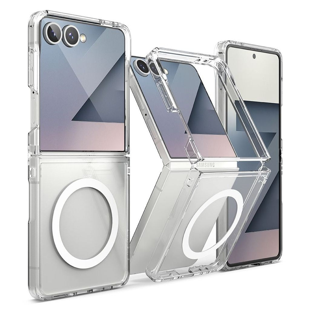 Ringke Fusion Magsafe-skal till Samsung Galaxy Z Flip 7 - Transparent