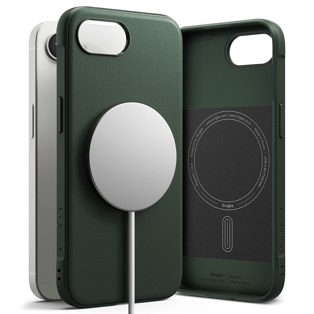 Ringke Onyx Magsafe-skal till iPhone 16E - Grönt
