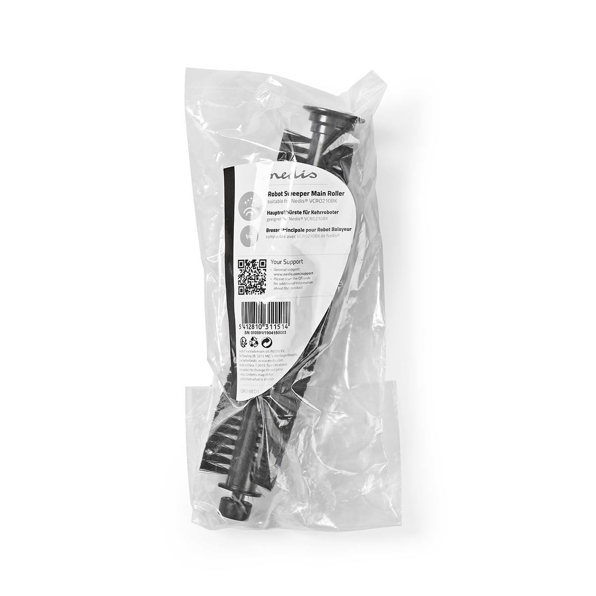 Robot Cleaner Rotating Brush | Compensation for: Nedis | VCRO210BK | Black