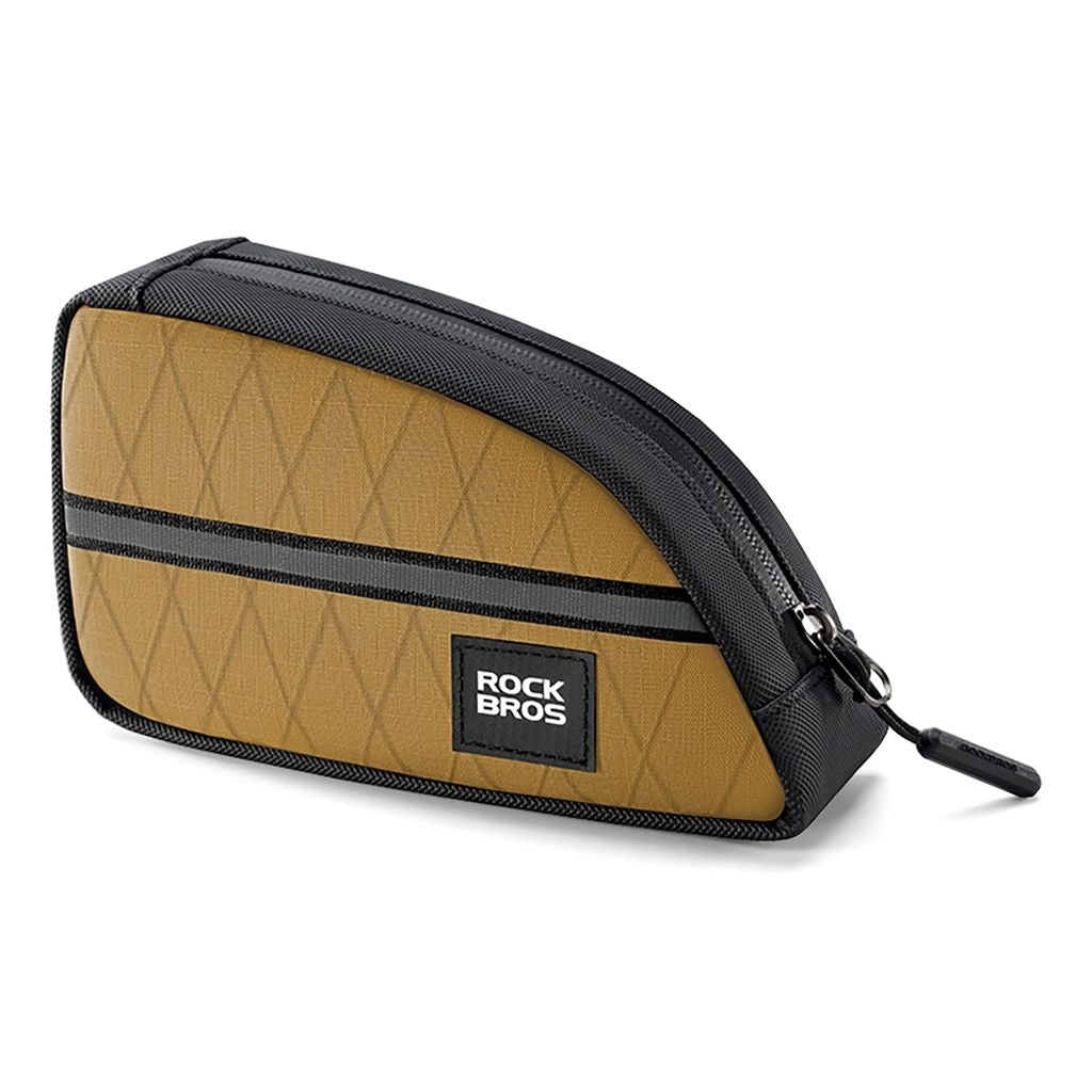 Rockbros Bicycle Bag Triangle For Frame 0.8L - Brown