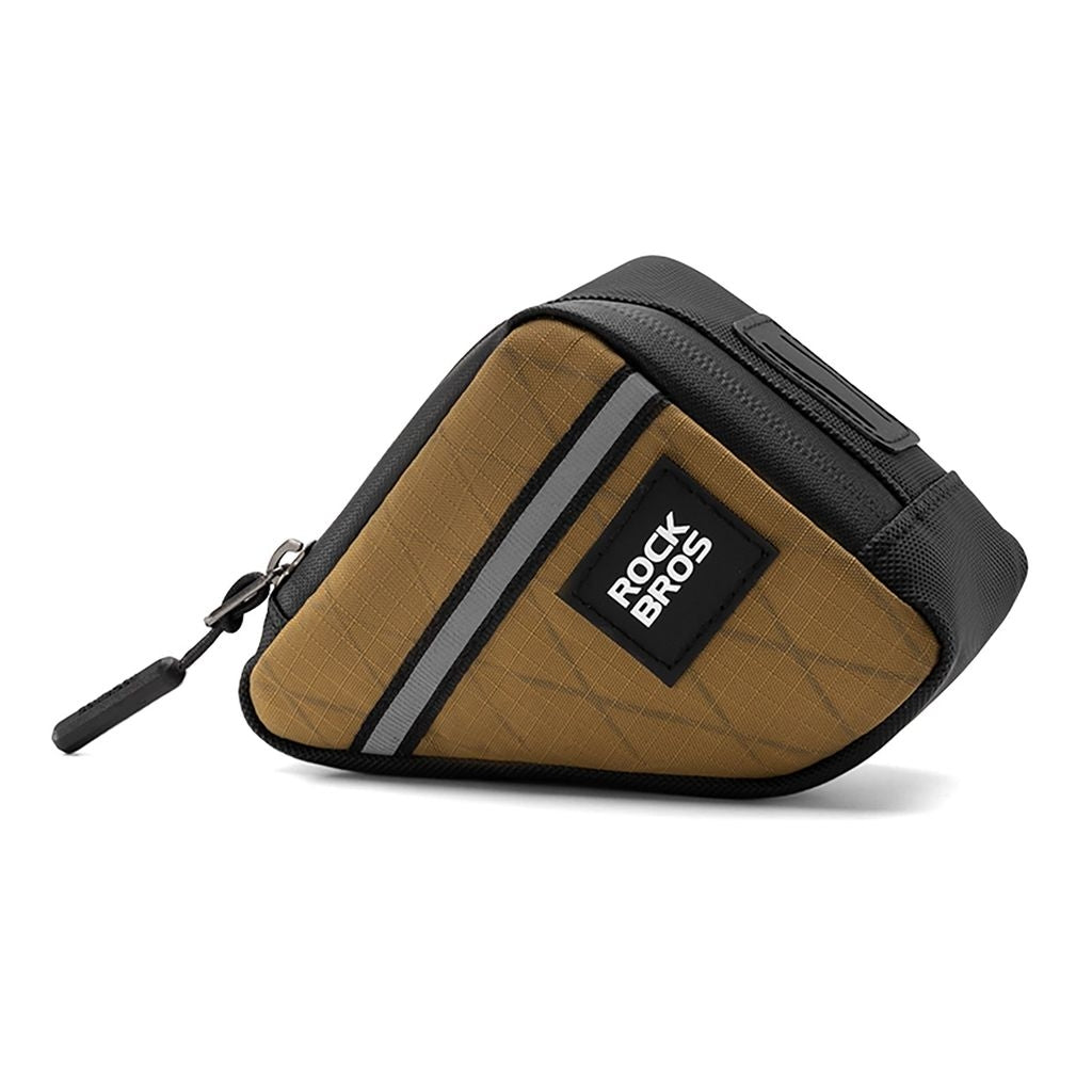 Rockbros Bicycle Bag Triangle for Frame 0.25L - Brown