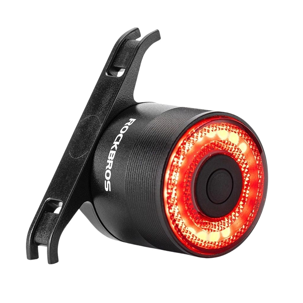 Rockbros Q3 rear bicycle light with intelligent stop system - Black