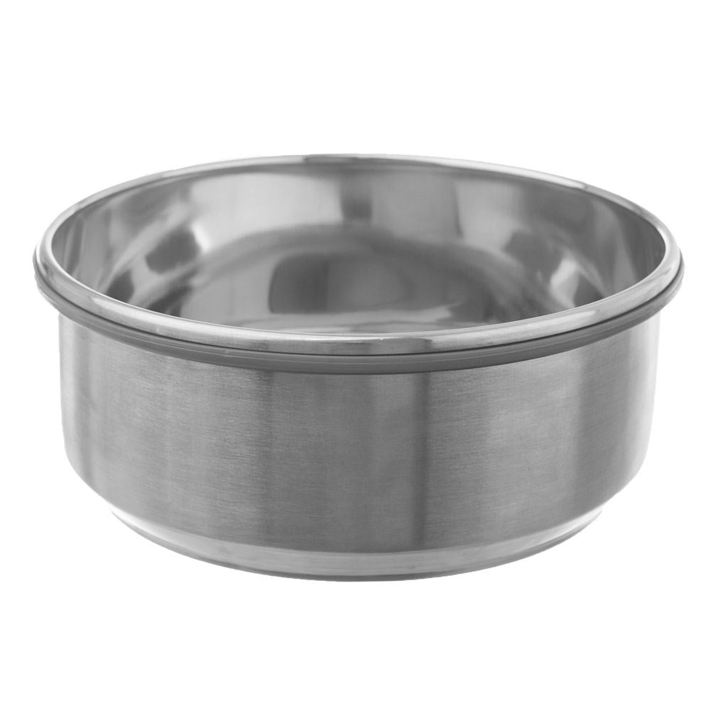 Round Lunchbox in Stainless Steel with Tight-fitting Lid