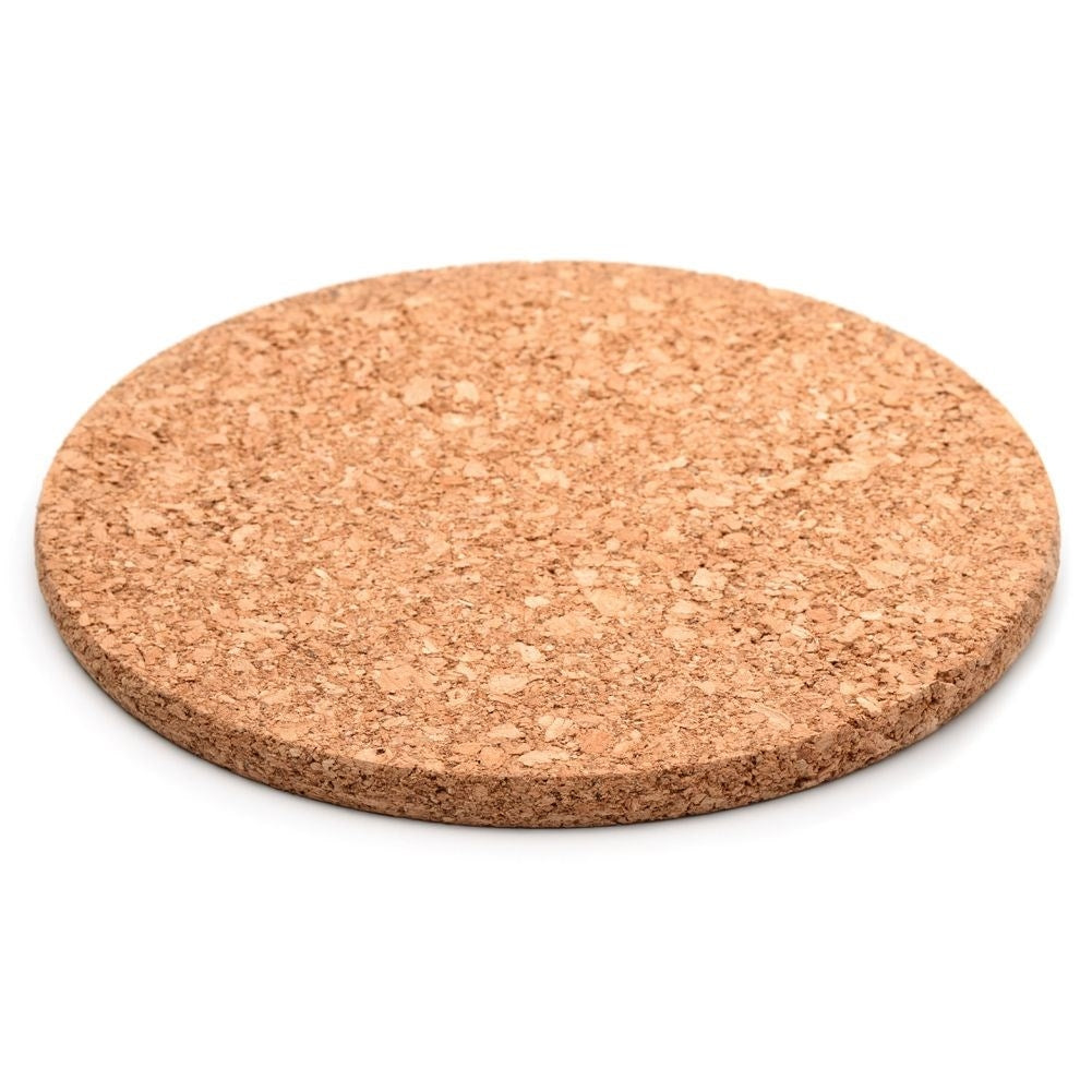 Round cork mat with excellent heat insulating properties