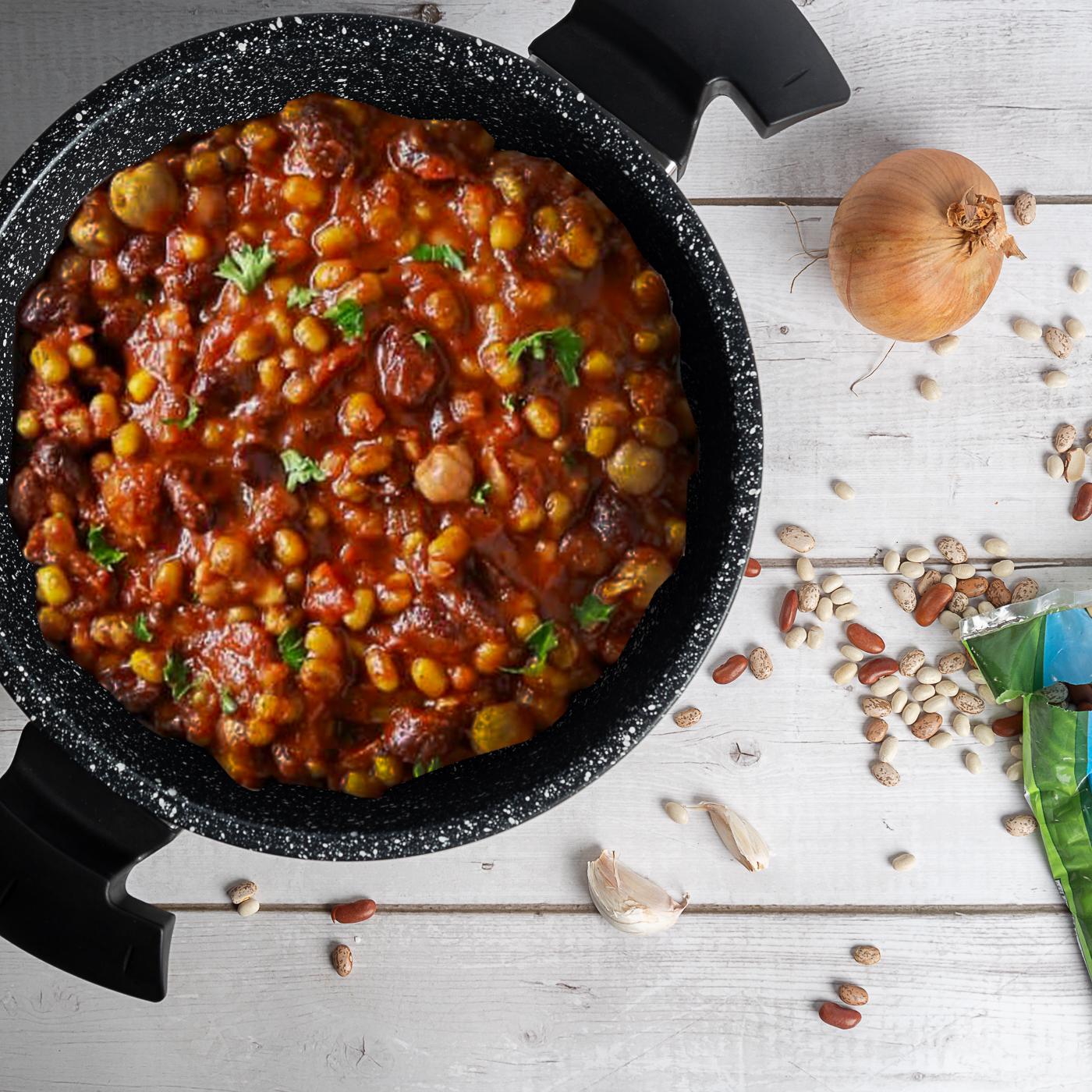 Royalty Line RL-24PS4LM: 24CM S/S Marble Coated Pressure Cooker - 4L