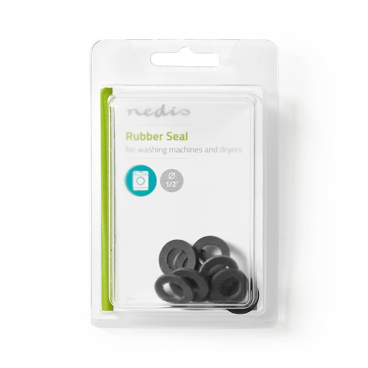 Rubber seal for hoses | 1/2'' | 10 pieces. | Black
