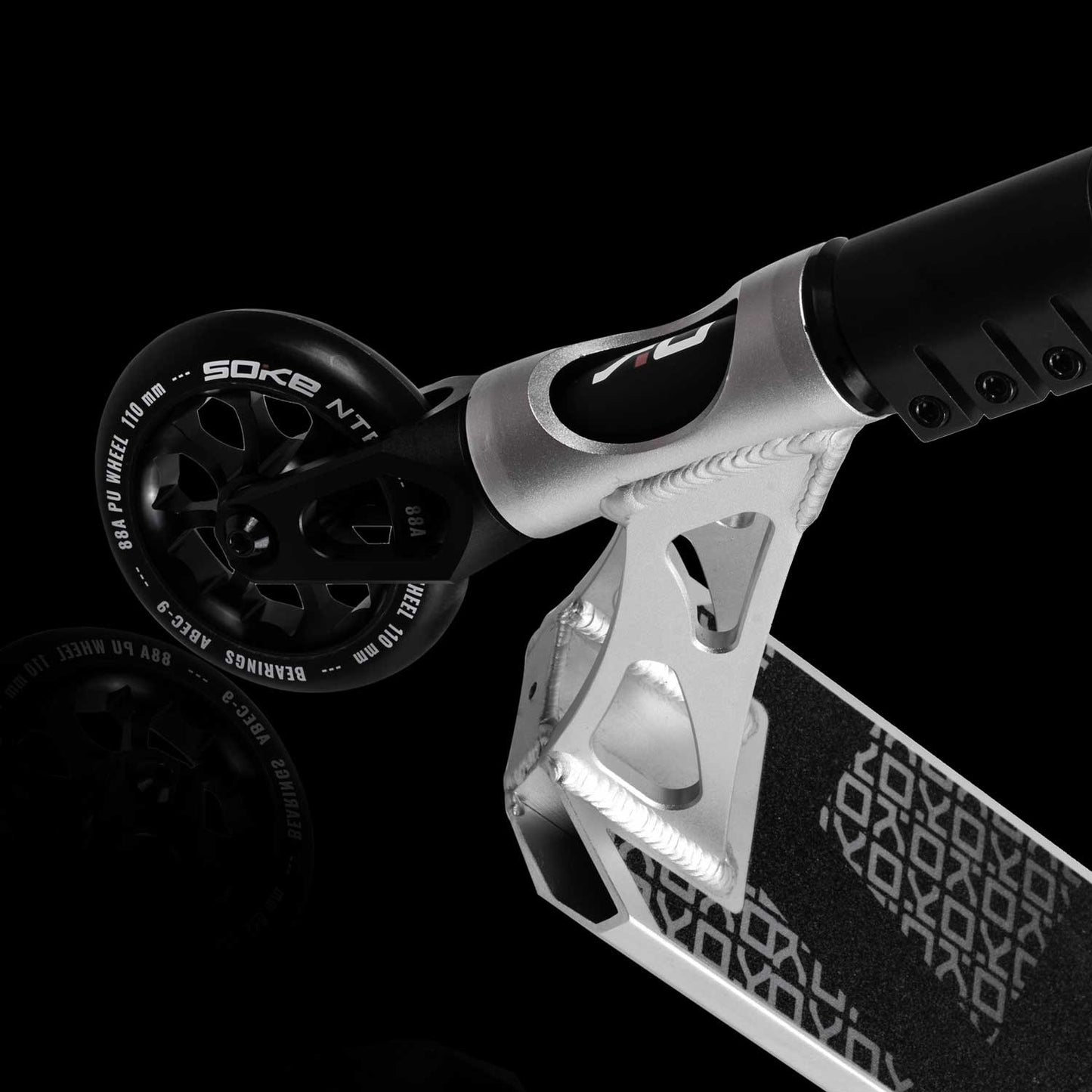 SOKE NTR Silver Stunt Scooter