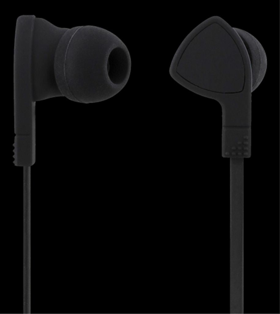STREETZ In-Ear Headphones with Microphone, 3.5mm - Black