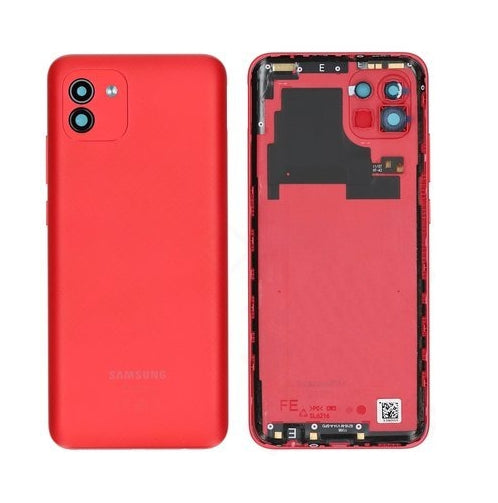 Samsung Galaxy A03 back - Red
