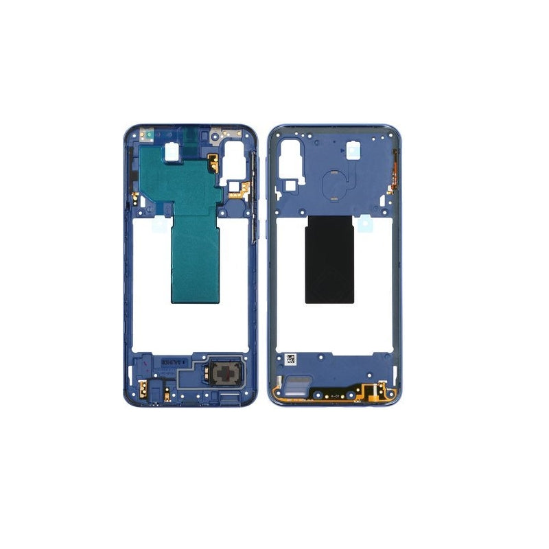 Samsung Galaxy A40 Middle Frame - Original - Blue
