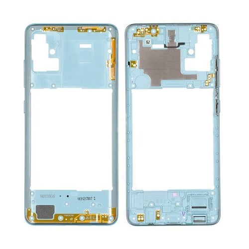 Samsung Galaxy A51 Middle Frame - Blue