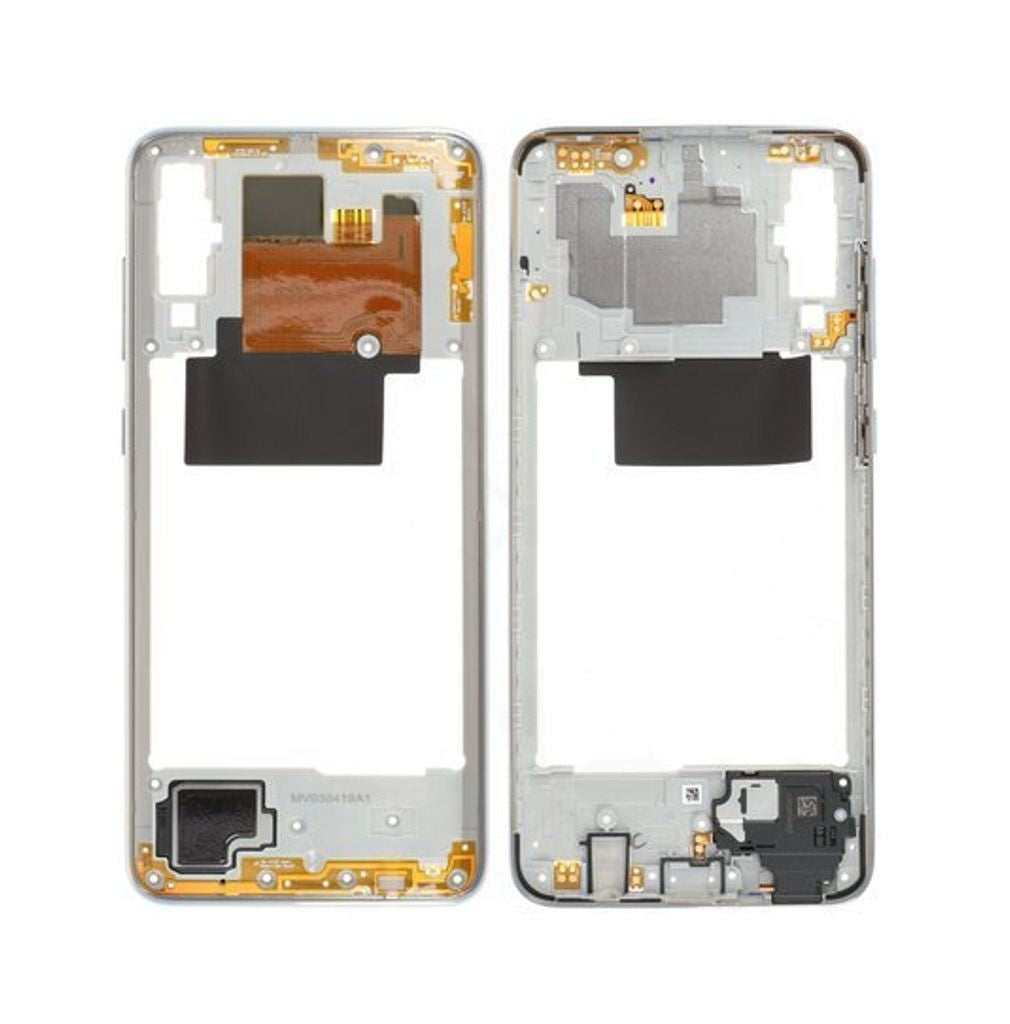 Samsung Galaxy A70 Middle Frame - White
