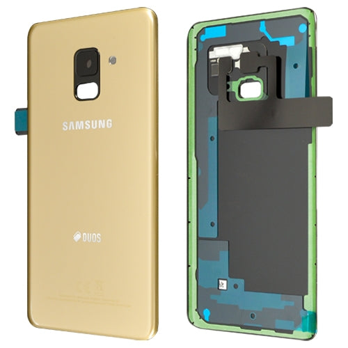 Samsung Galaxy A8 Duos 2018 Back Cover - Original - Gold