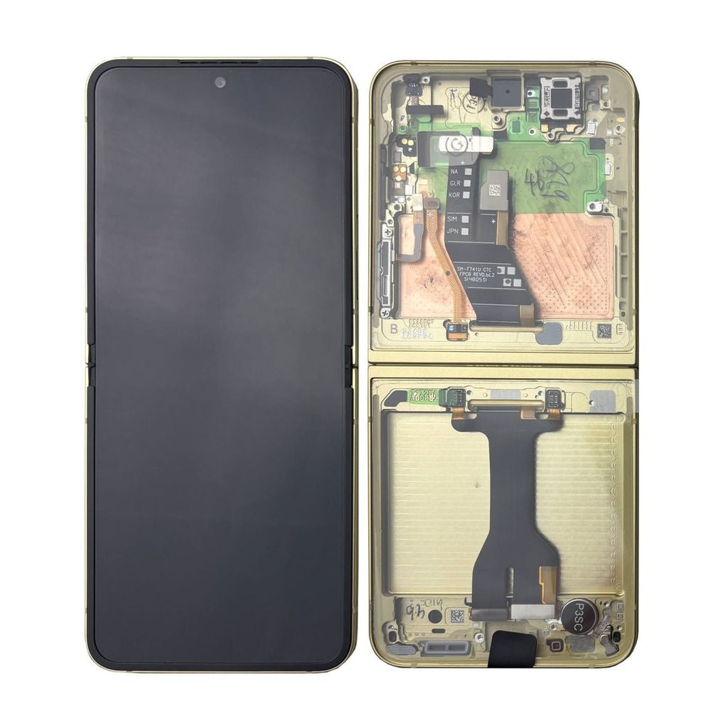 Samsung Galaxy Flip6 Skärm Invändig - Gul