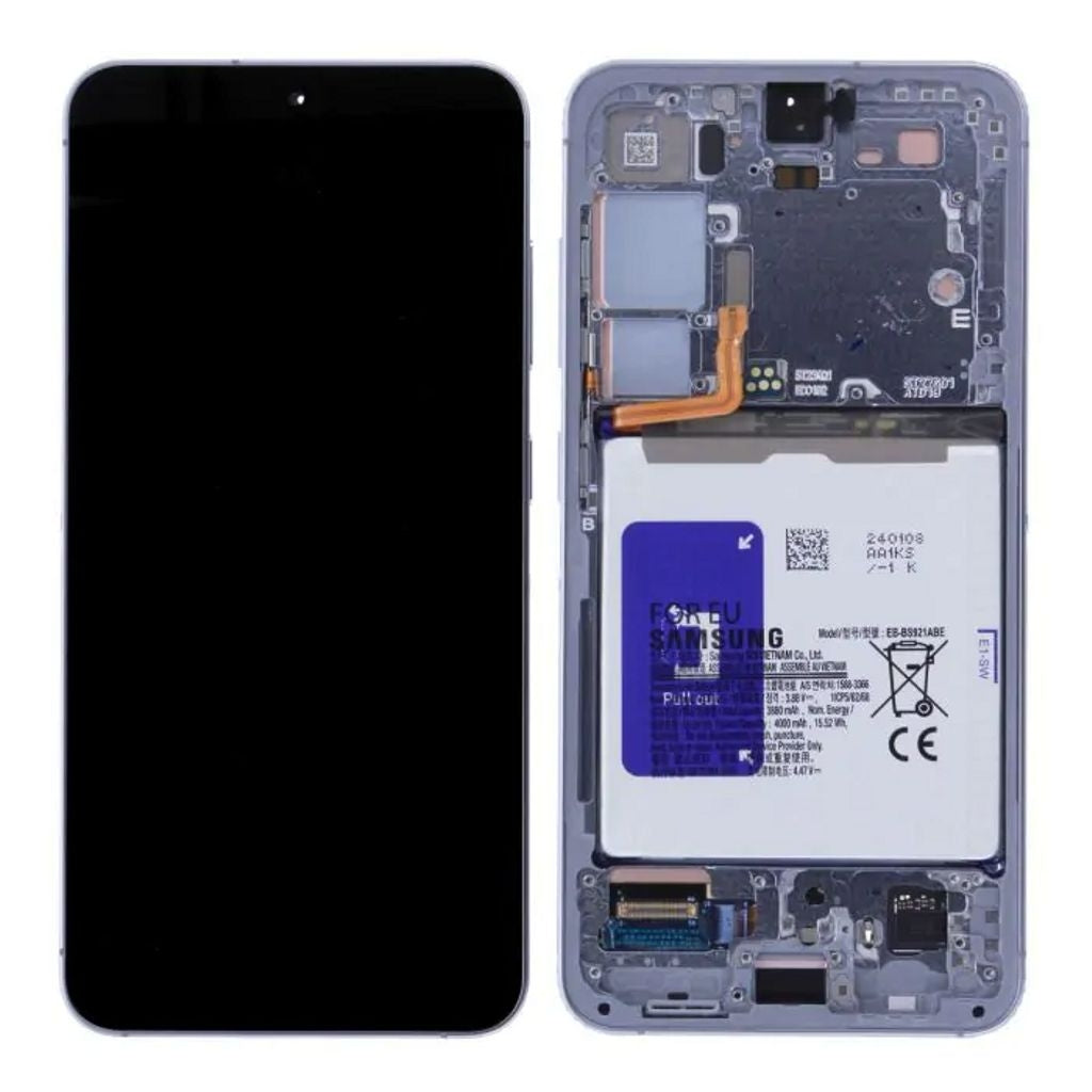 Samsung Galaxy S22 Display with Original Battery - Violet