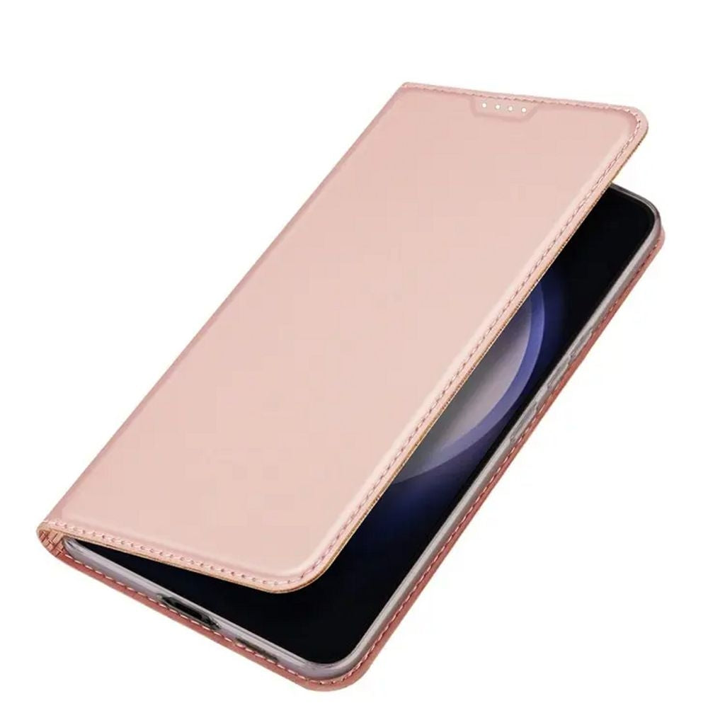 Samsung Galaxy S23 FE Cover in PU leather with card holder - Pink