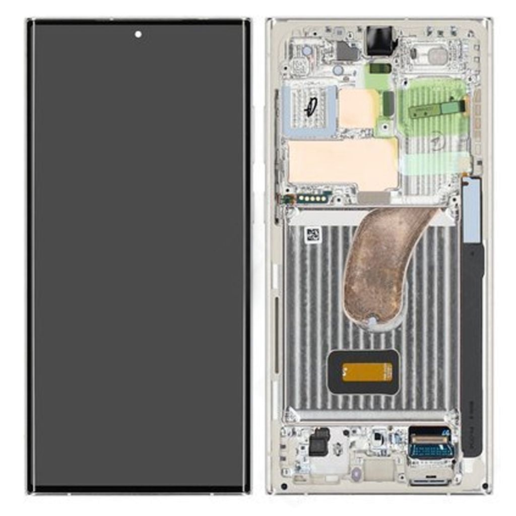 Samsung Galaxy S23 Ultra LCD-skärm - Creme
