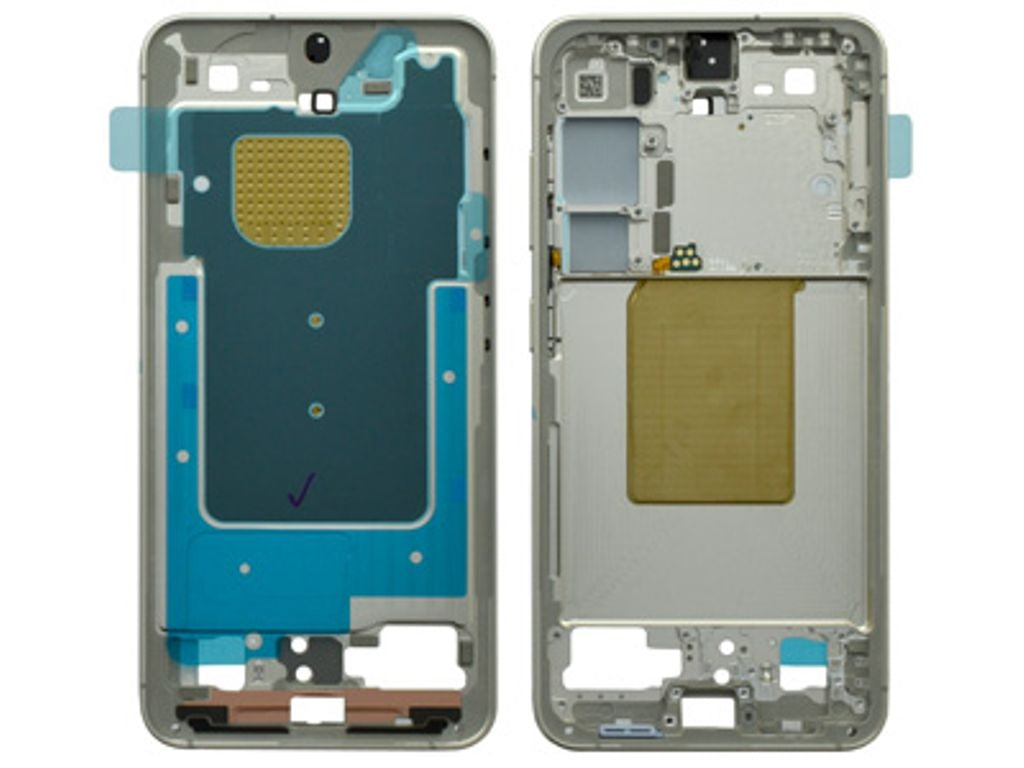 Samsung Galaxy S24 Middle Frame - Amber Yellow