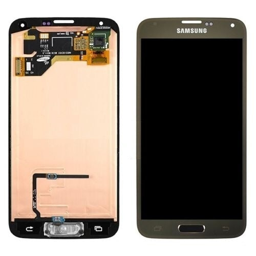 Samsung Galaxy S5 Screen with LCD display, Gold - Original