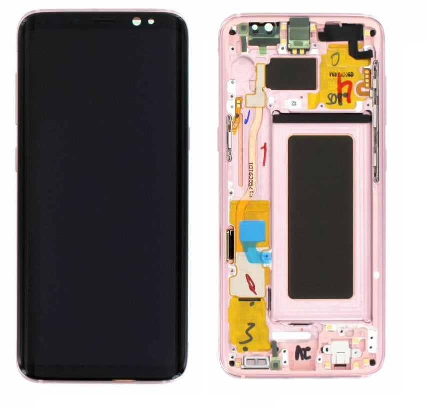 Samsung Galaxy S8 Screen with LCD display - Pink