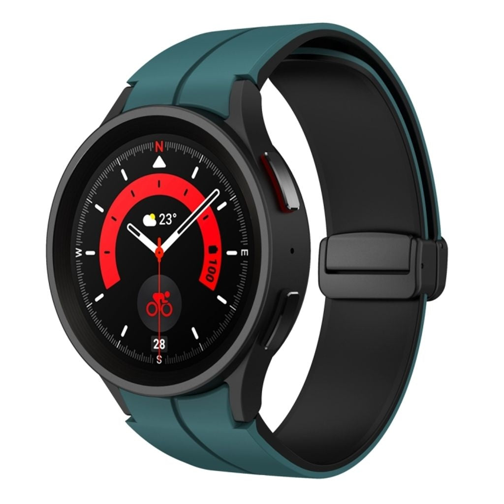 Samsung Galaxy Watch 6, 6 Classic Watch Strap - Dark Green/Black