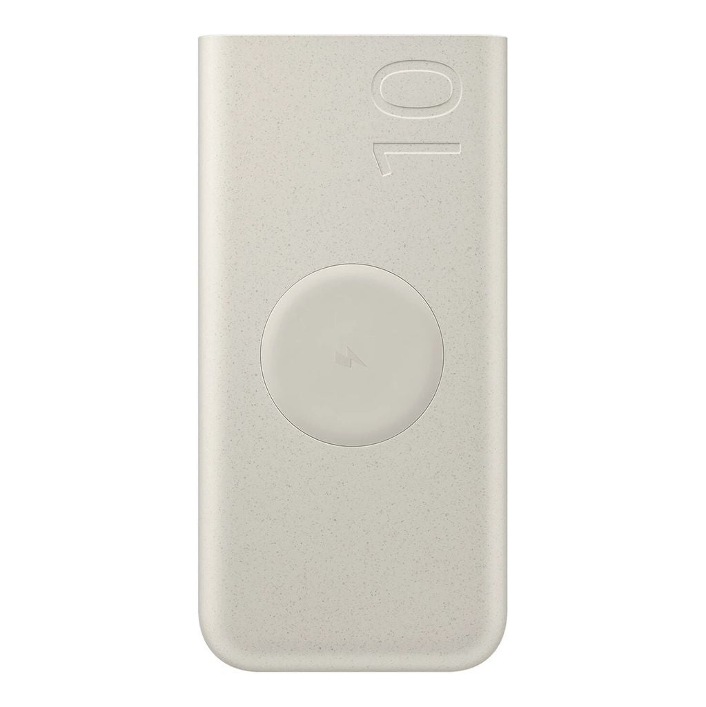 Samsung Powerbank inductive, 10000 mAh, 2x USB-C, 25W, SFC - Beige