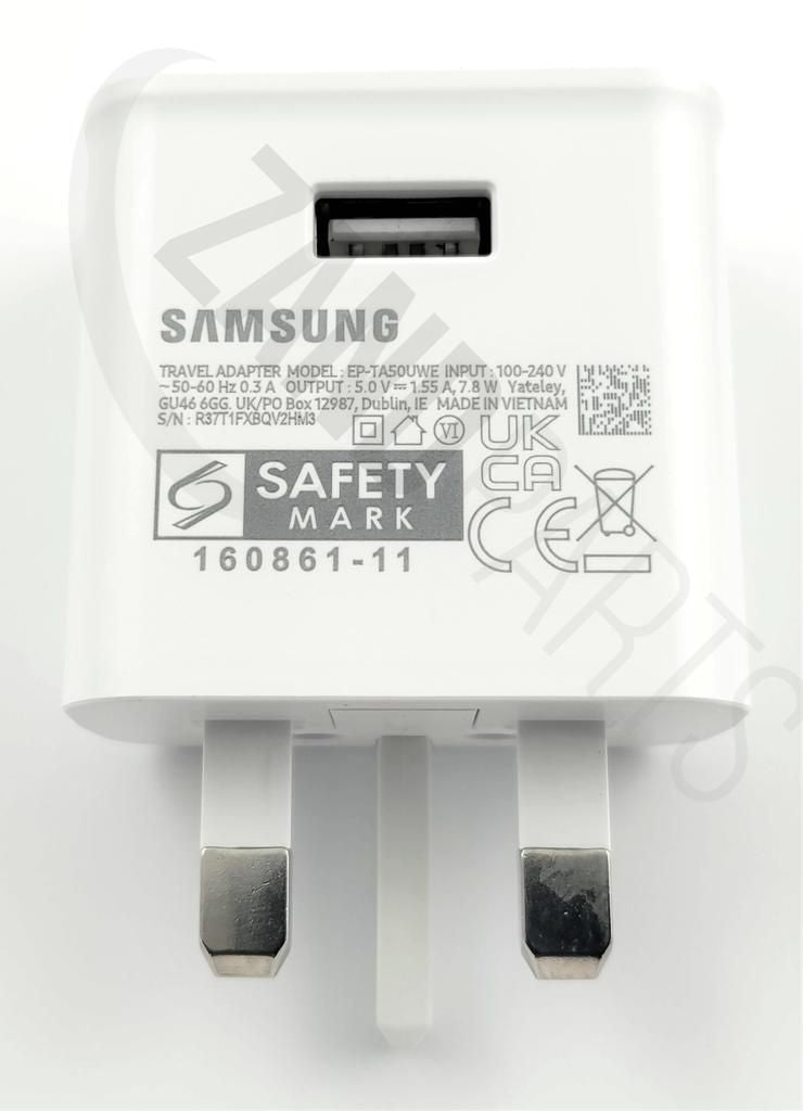 Samsung SM-A035G Galaxy A03 Adapter UK Type USB (EP-TA50UWE) (White)