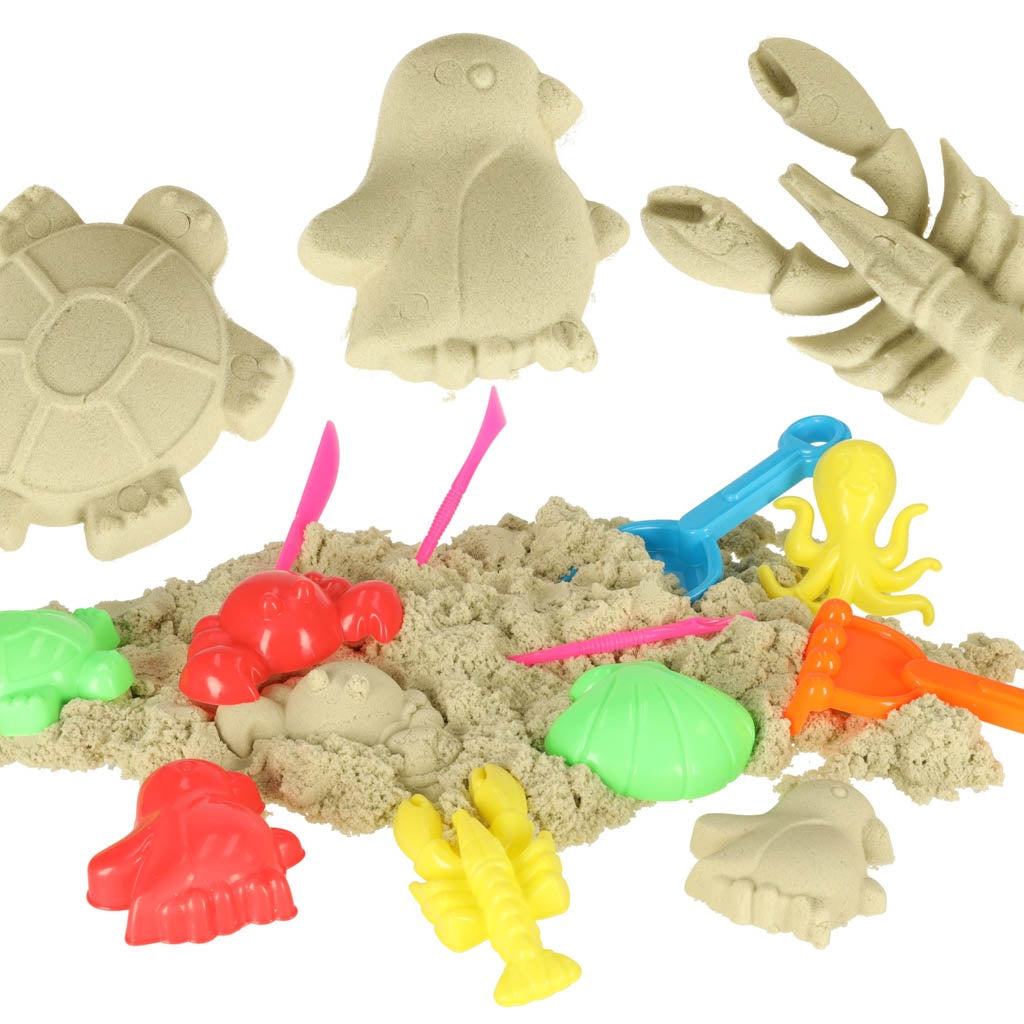 Sand accessories toy moulds shovels 11el.
