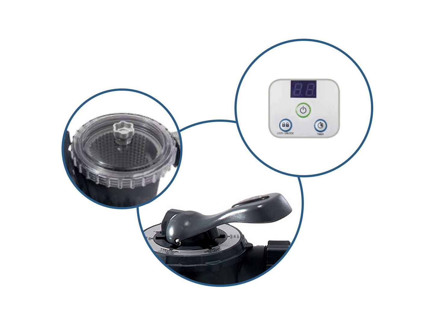 Sand filter pump 7900 l/h INTEX 26646GS