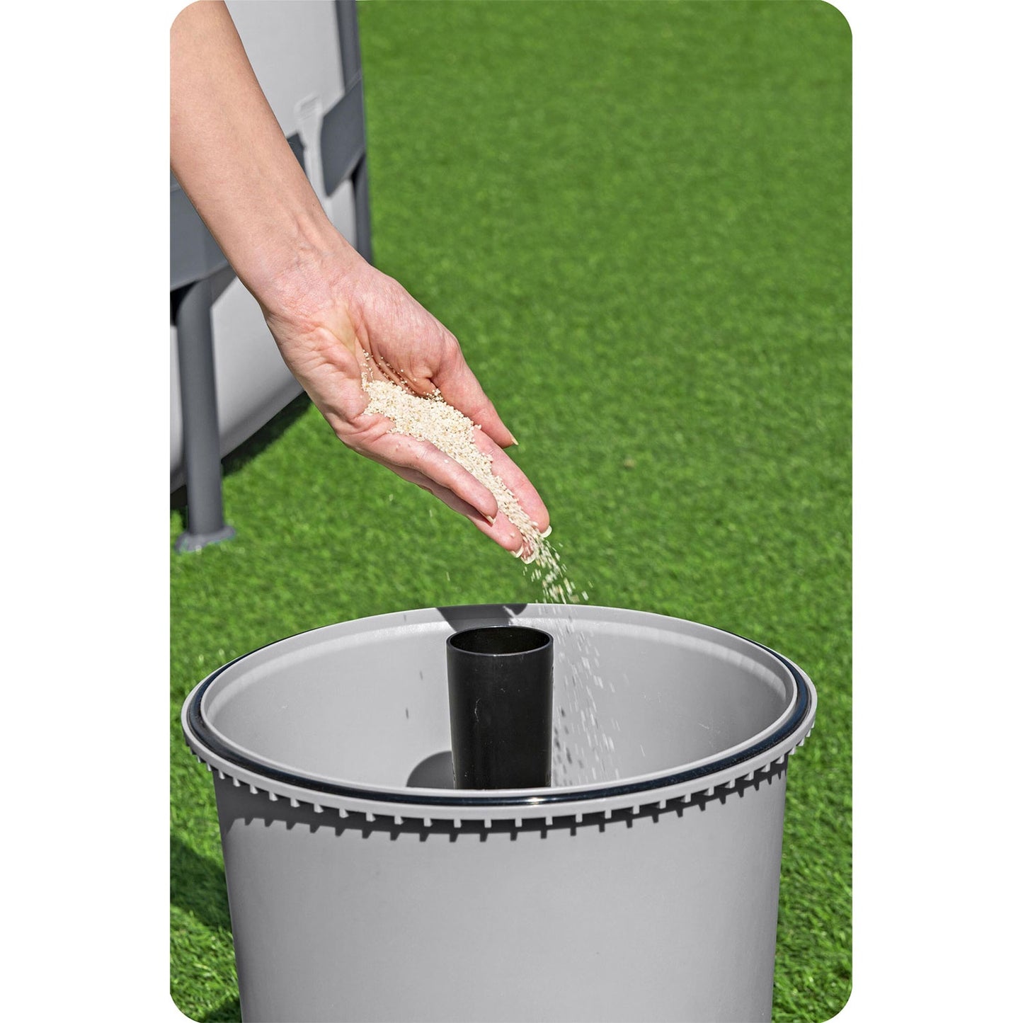 Sand pump 3596 l/h + Sand 25kg Bestway