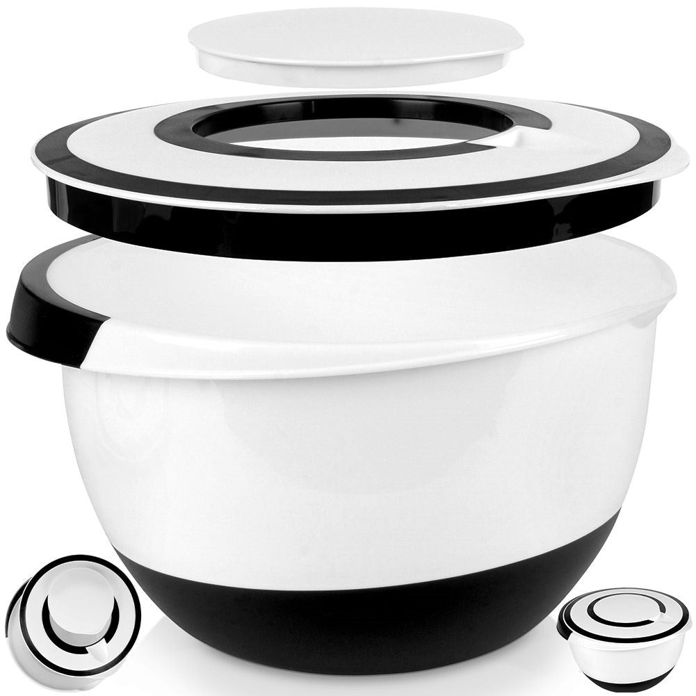 Sealable Spacious Bowl for Mixing and Whisking