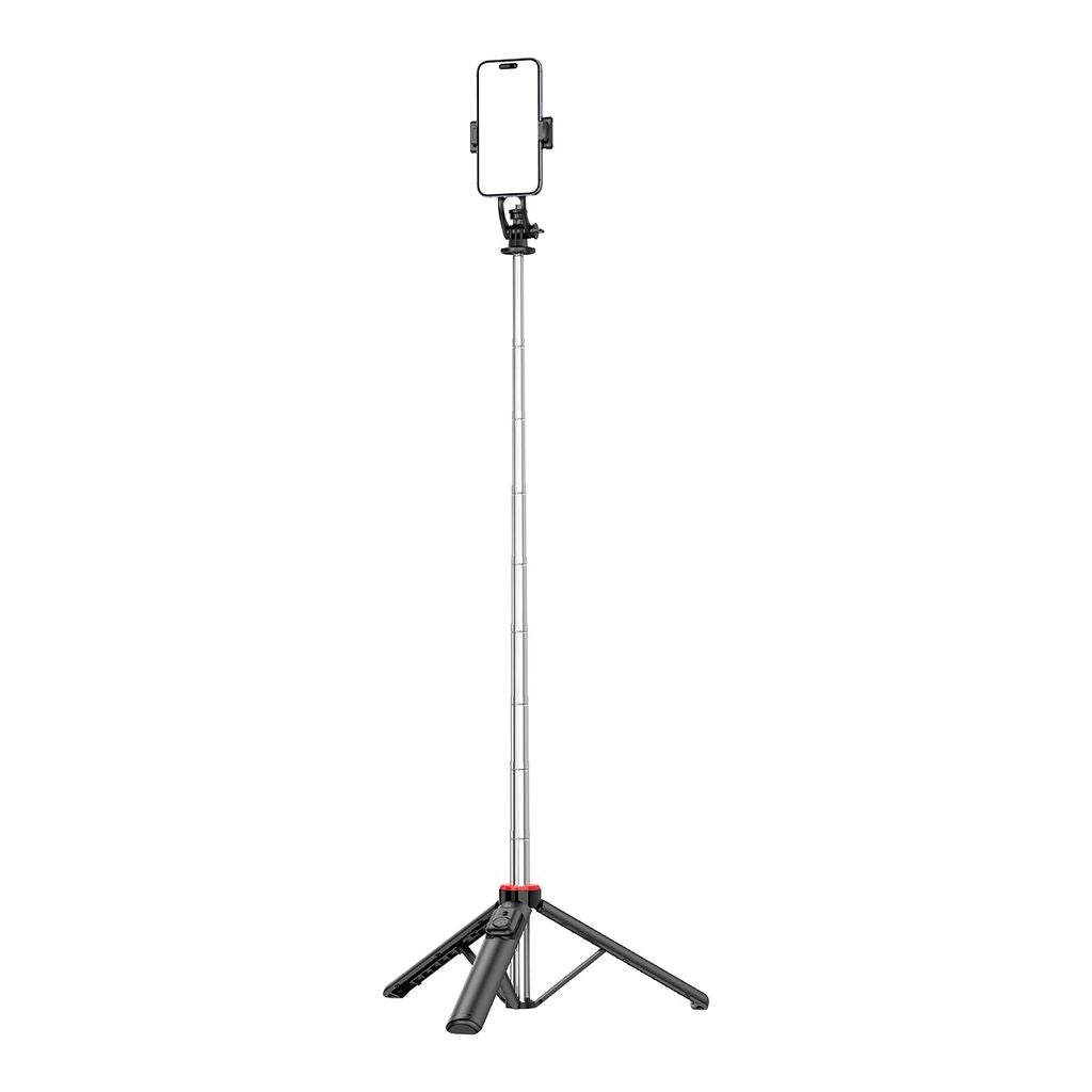 Selfie stick / Telescopic tripod with phone holder, 1.3m