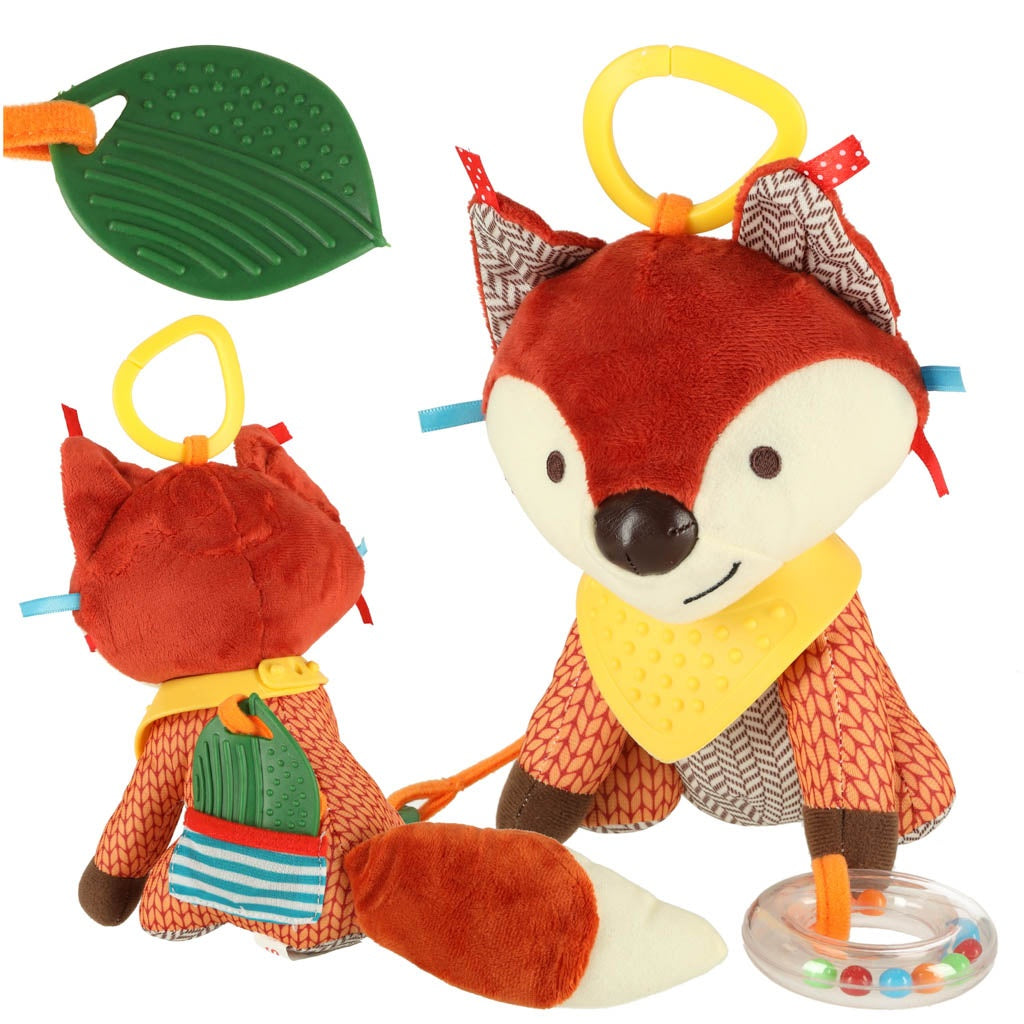Sensory mascot fox pram hanger
