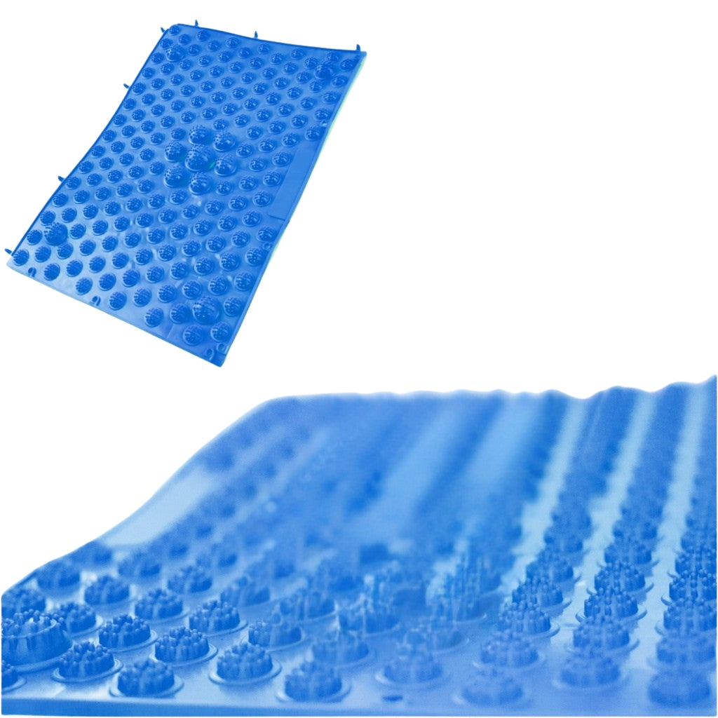Sensory massage correction mat blue
