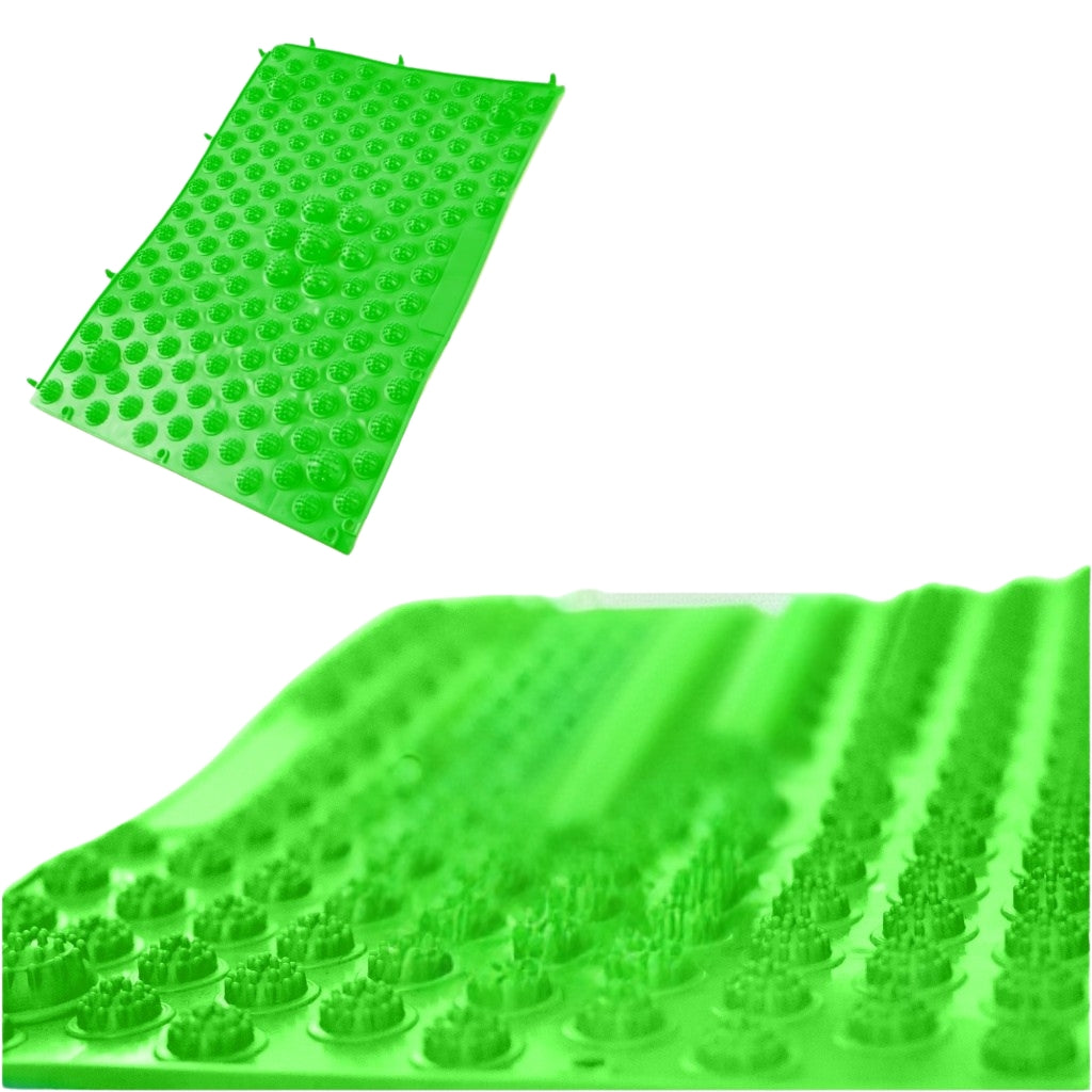 Sensory massage correction mat green