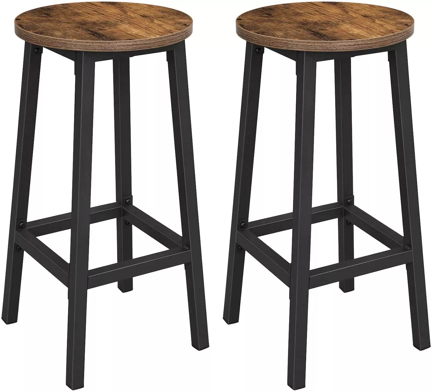 Set of 2 bar stools, high bar stool