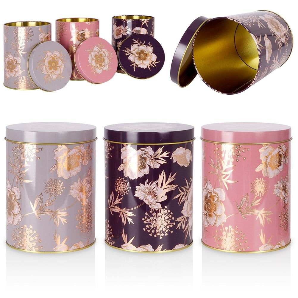 Set of 3 Sealable Aluminum Cans in Colors