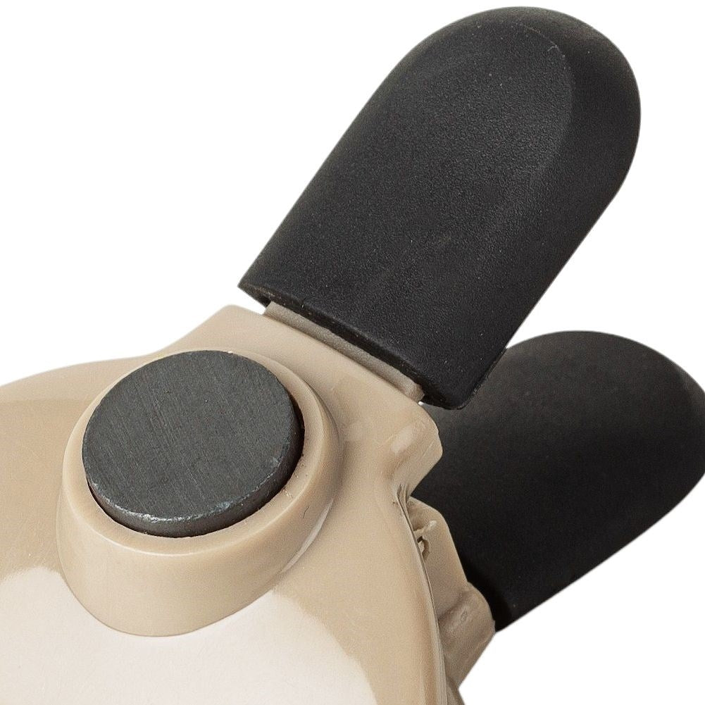 Set of 3 magnetic clips for fridge and bag closure