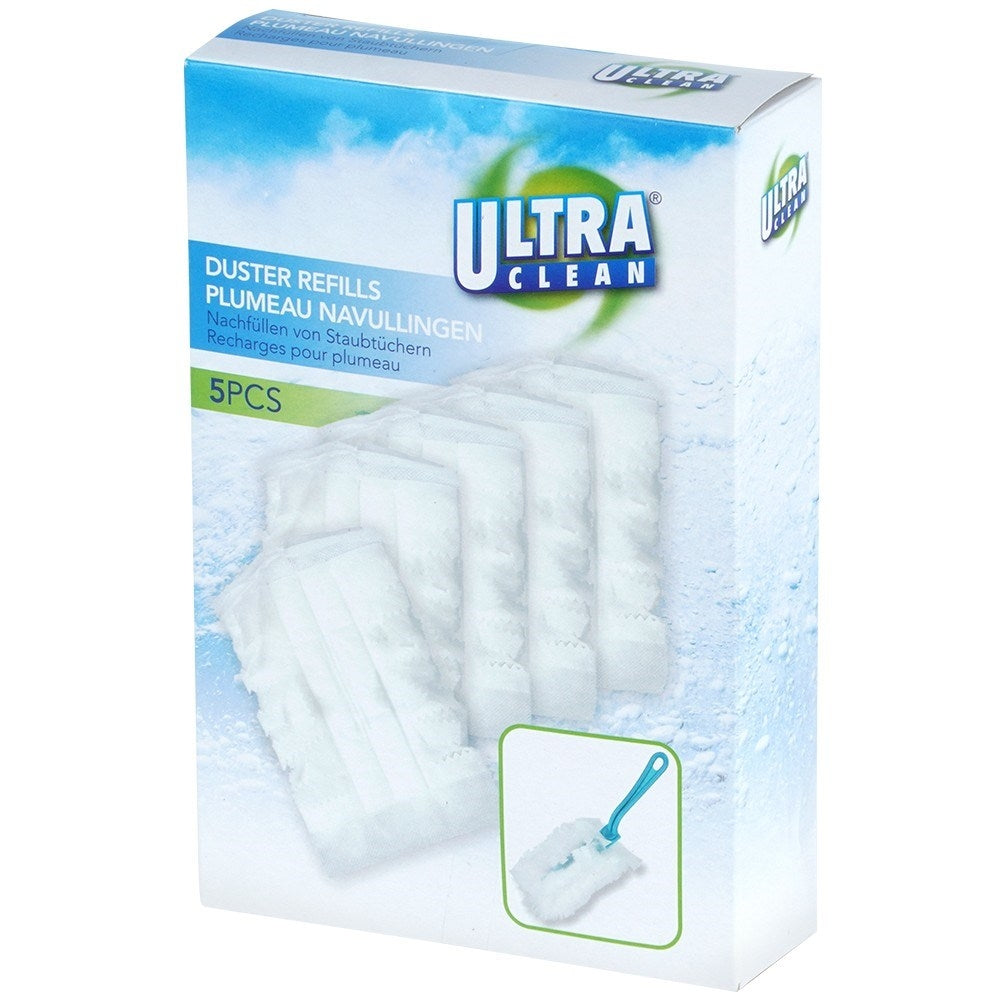 Set of 5 replaceable dust brushes for hard-to-reach places