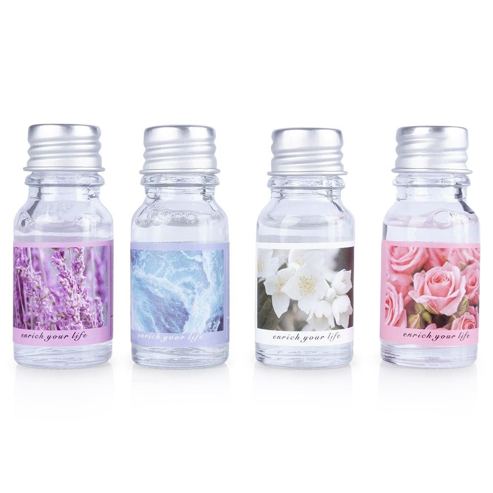 Set of 8 essential oils for aroma lamps, saunas and baths