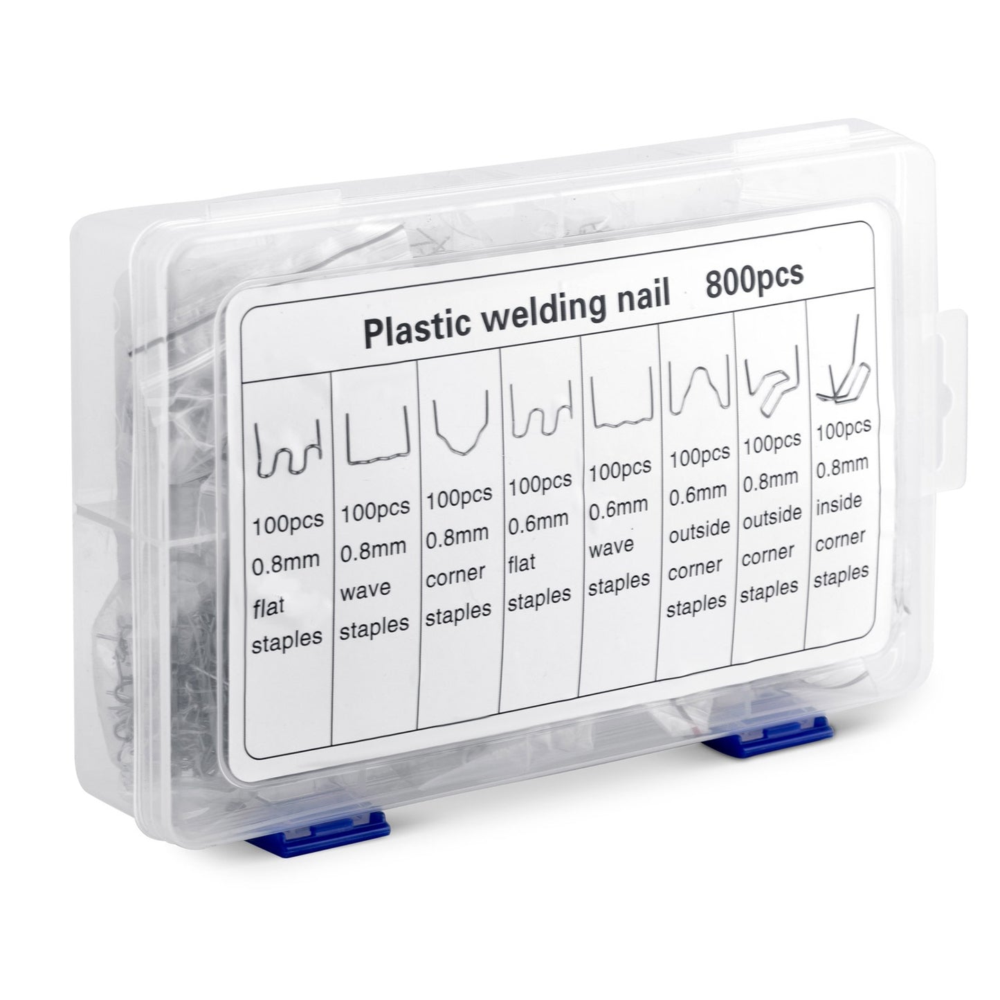 Set of staples for a plastic welding machine, 800 pcs. Humberg