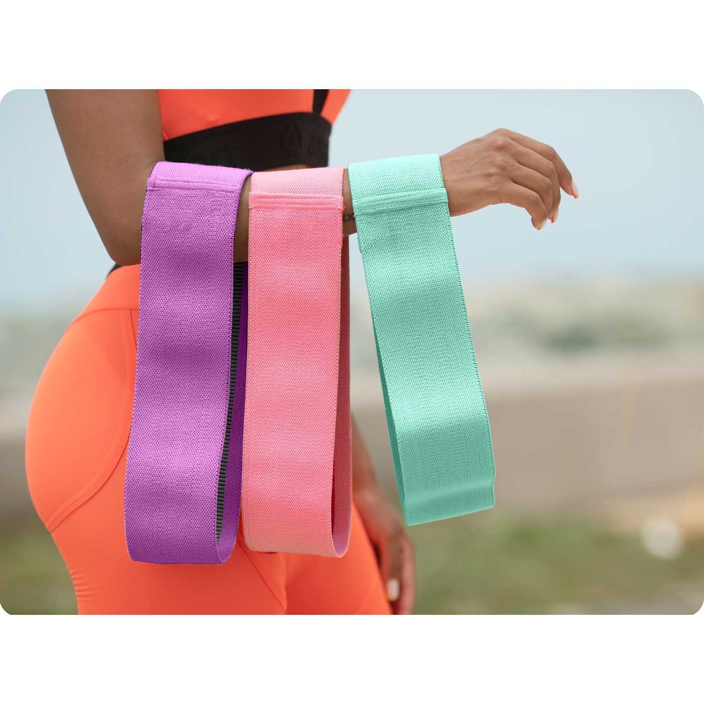 Set with training bands for resistance training NS-961 Neo-Sport, 3 pcs