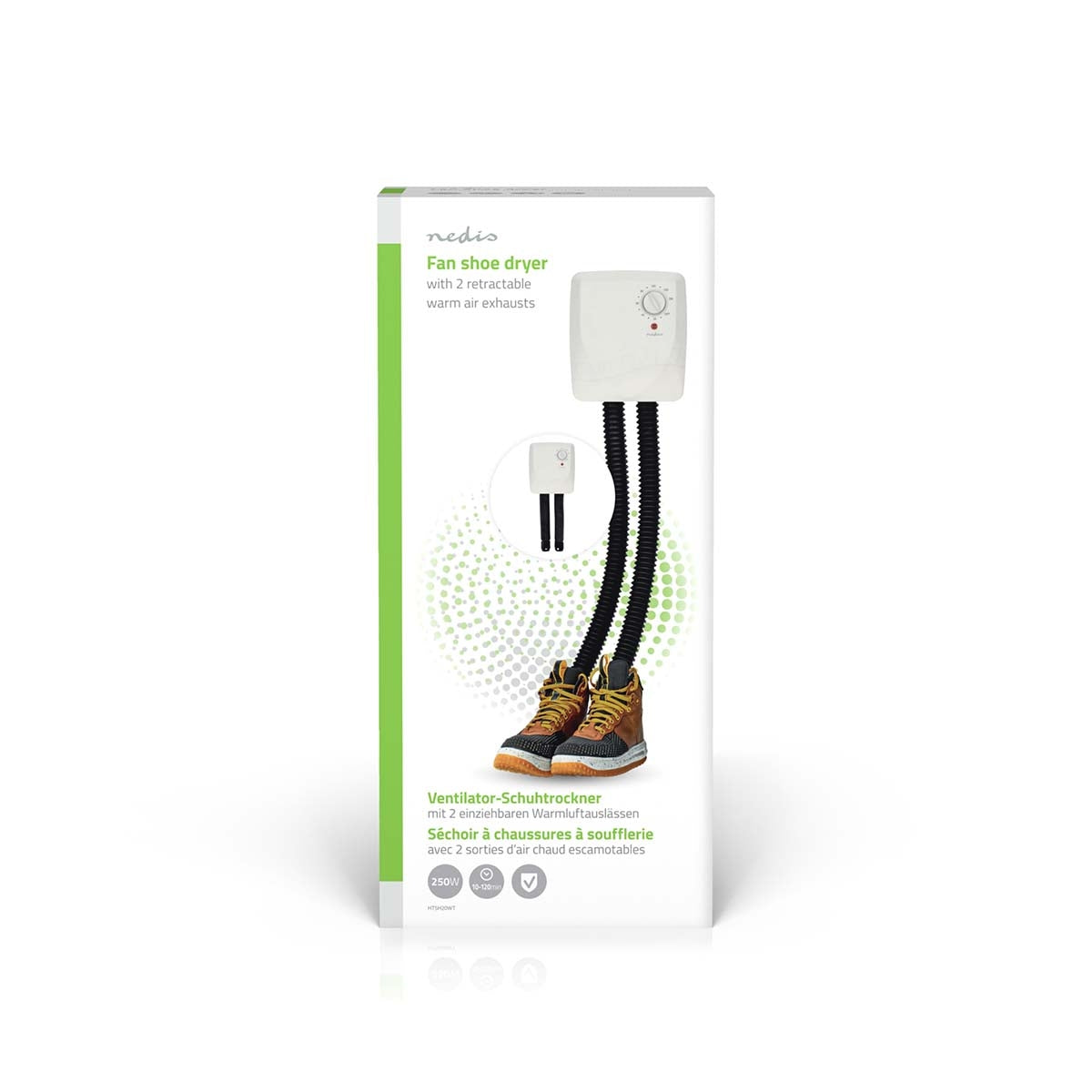 Shoe Dryer with Timer, 250W, Overheat Protection