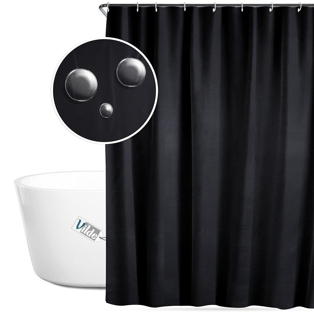 Shower curtain hooks waterproof 180x180 cm