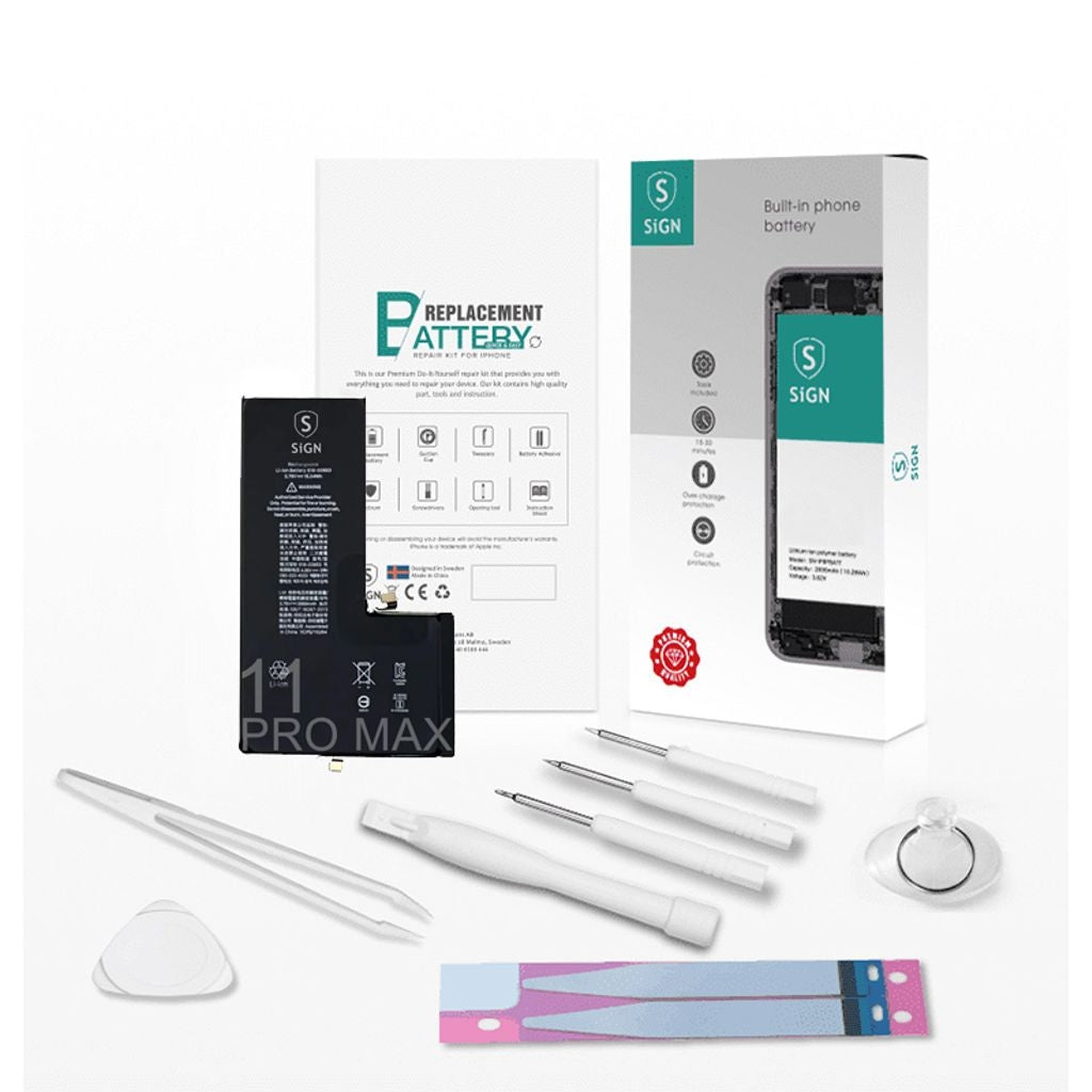SiGN Complete Battery Replacement Kit - iPhone 11 Pro Max