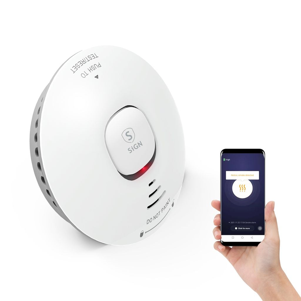 SiGN Smart WIFI Smoke Detector / Fire Alarm