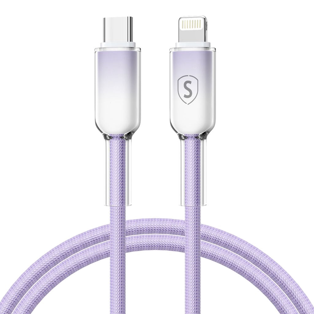 Sign Dynamic Series USB-C till Lightning-kabel 2.4A, 1M - Lila